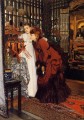 Young Women Looking at Japanese Objects James Jacques Joseph Tissot